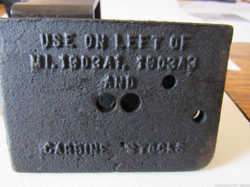 WWII M1 Carbine Authentic Grenade Launcher Sight, Carring Case Mounting JIG-img-1