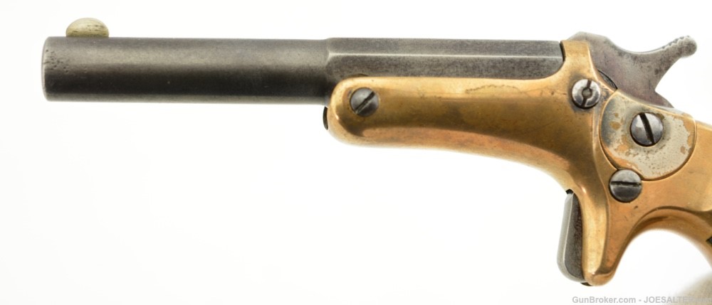 Scarce Antique Stevens Old Model Pocket Pistol 30 Short Rim Fire Tip-Up-img-5