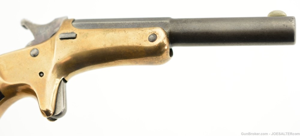  Scarce Antique Stevens Old Model Pocket Pistol 30 Short Rim Fire Tip-Up-img-2