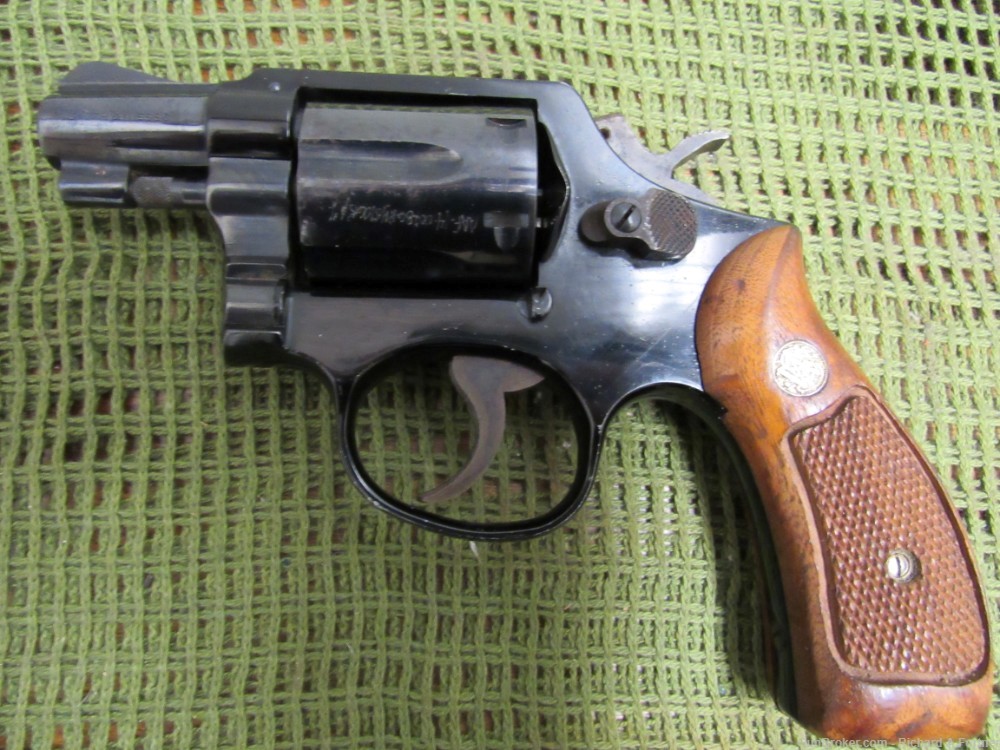 Smith & Wesson S&W Model 12-2 M&P Airweight .38 SPL 2" DA/SA Revolver 1976 -img-7