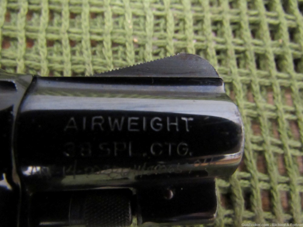 Smith & Wesson S&W Model 12-2 M&P Airweight .38 SPL 2" DA/SA Revolver 1976 -img-6