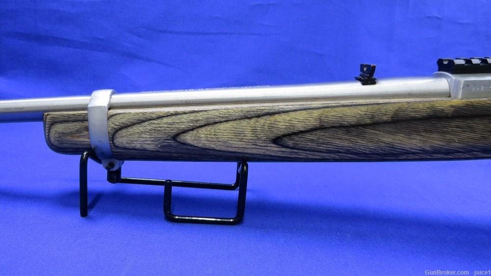 Ruger 10/22 Carbine Stainless Steel Semi-Auto .22LR Rifle – Green Laminate-img-7