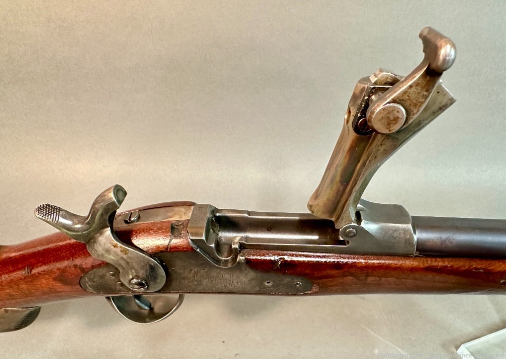 Original Antique U.S. Springfield Model 1879 Trapdoor Carbine-img-43