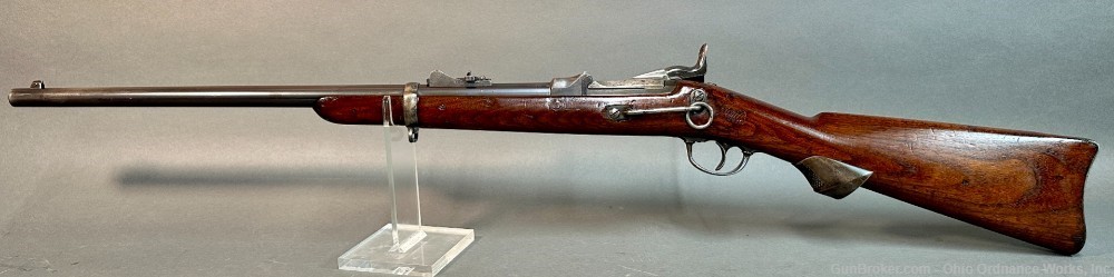 Original Antique U.S. Springfield Model 1879 Trapdoor Carbine-img-1