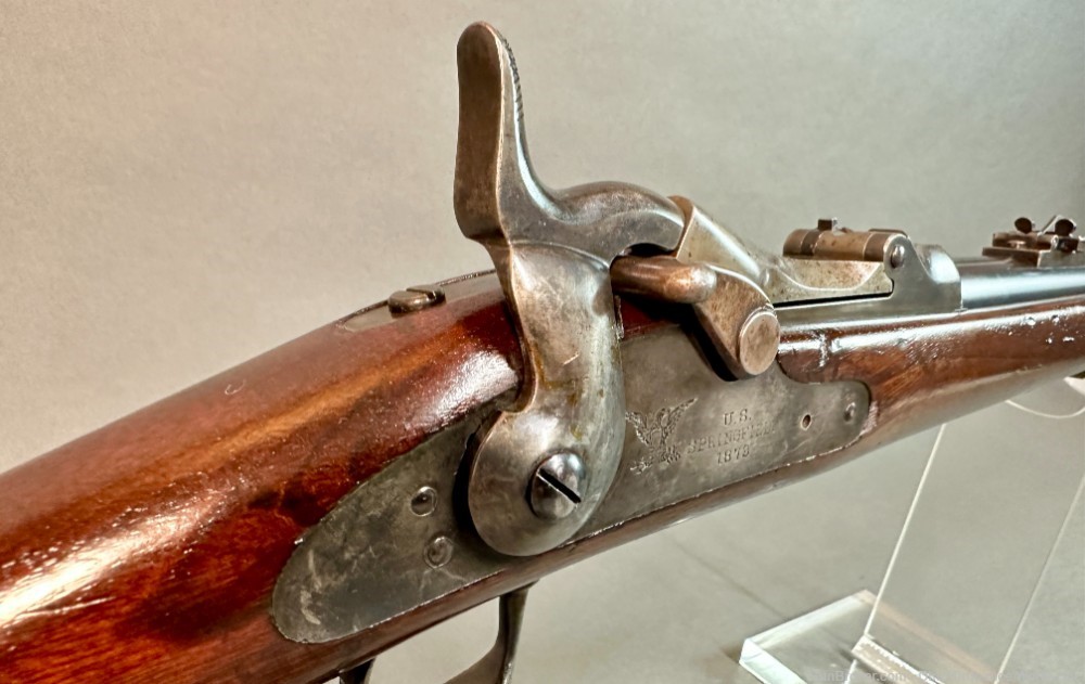 Original Antique U.S. Springfield Model 1879 Trapdoor Carbine-img-33