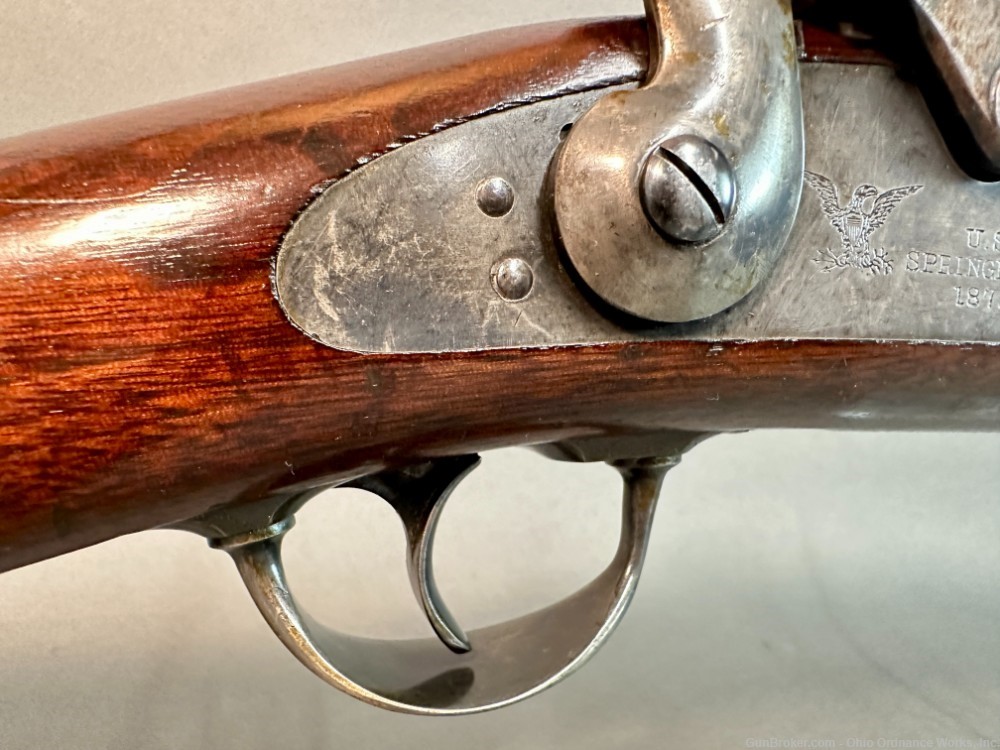 Original Antique U.S. Springfield Model 1879 Trapdoor Carbine-img-31
