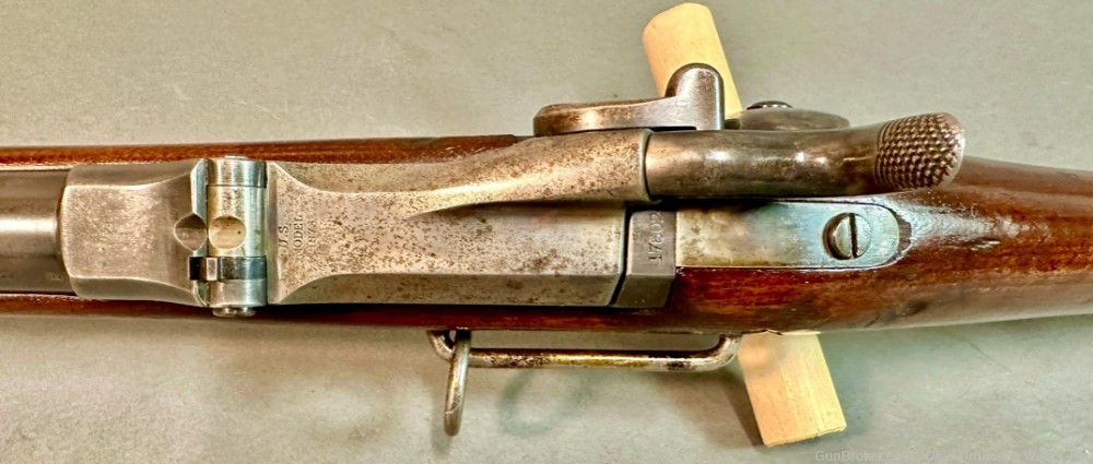 Original Antique U.S. Springfield Model 1879 Trapdoor Carbine-img-53