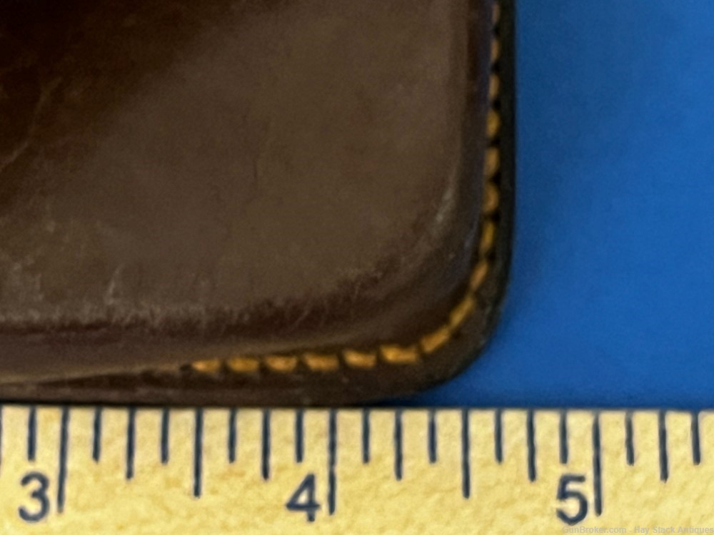 Vintage 1952 Carlisle Bandage Field Dressing Pouch JQMD Brown Leather Korea-img-9