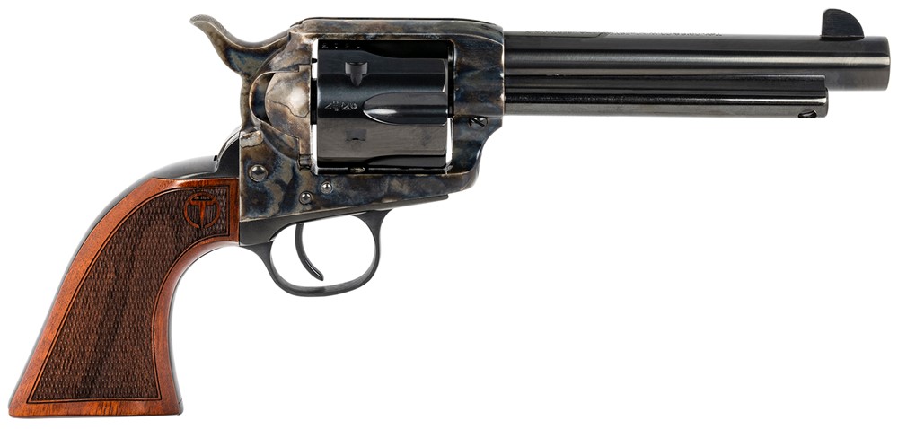 Taylors & Company Smoke Wagon 44-40 Win Revolver, 5.50 6+1 Blued-img-0