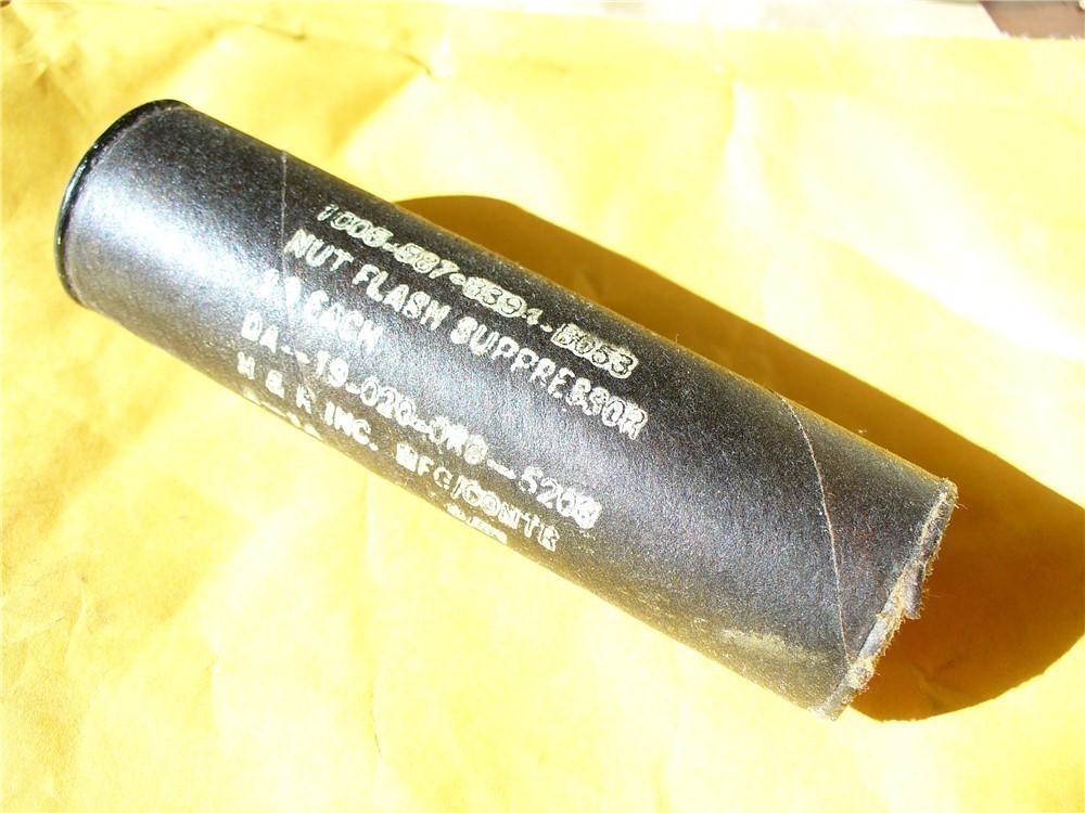 M1A / M14 Flash Hider Nut Org. USGI, open Can tube-img-0
