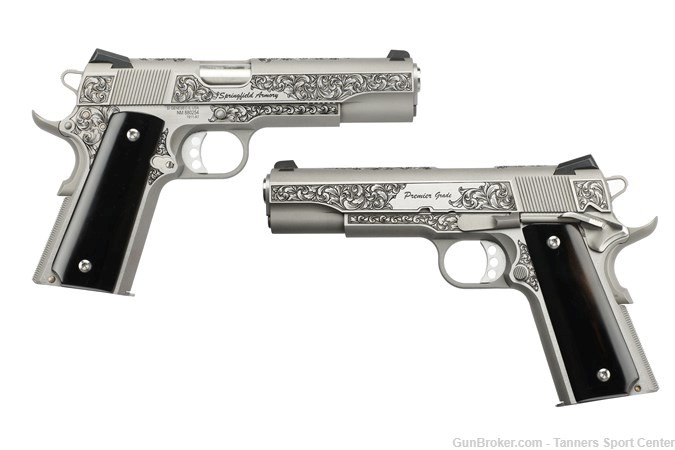 Springfield Armory Garrison 1911 45acp Stainless Steel Engraved Edition -img-0
