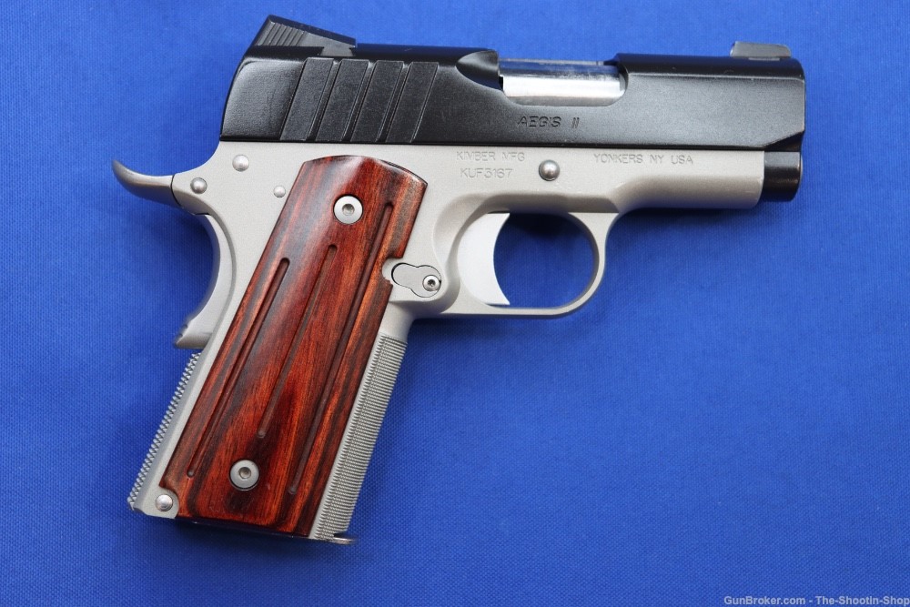 Kimber Model AEGIS II Custom 1911 Pistol 9MM Luger Carry Upgraded 8RD 2TONE-img-6