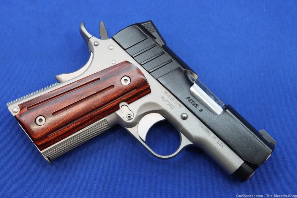 Kimber Model AEGIS II Custom 1911 Pistol 9MM Luger Carry Upgraded 8RD 2TONE-img-28