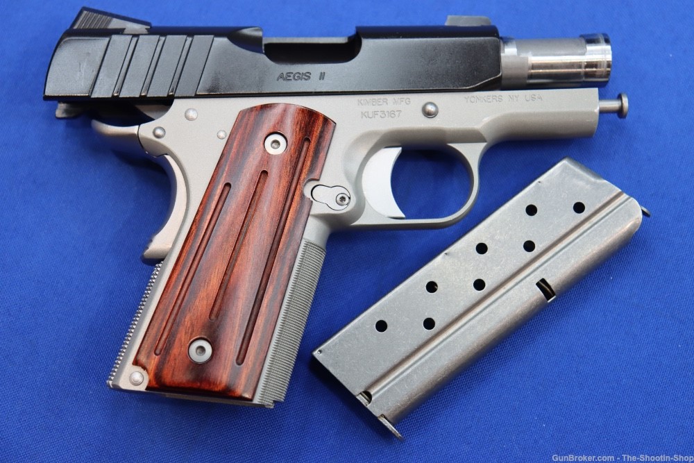 Kimber Model AEGIS II Custom 1911 Pistol 9MM Luger Carry Upgraded 8RD 2TONE-img-31