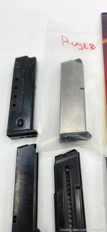 BULK LOT of 6: Pre owned Pistol Magazines - Browning - Ruger - GSG - Etc-img-1