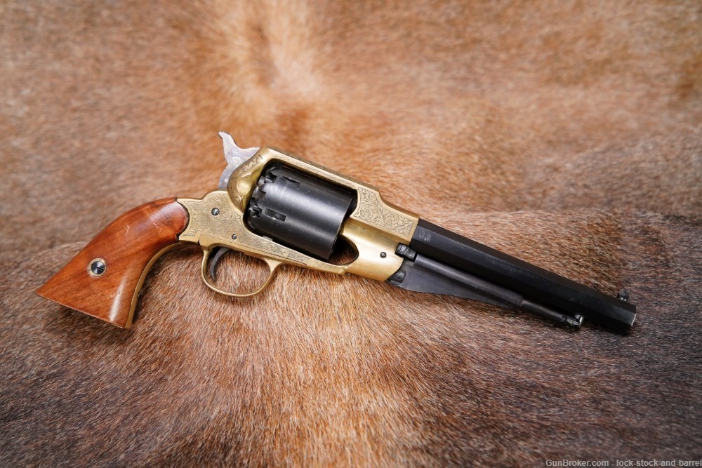 FIE Italian 1858 Remington Navy 6.5” .36 Cal Revolver, Antique-img-2