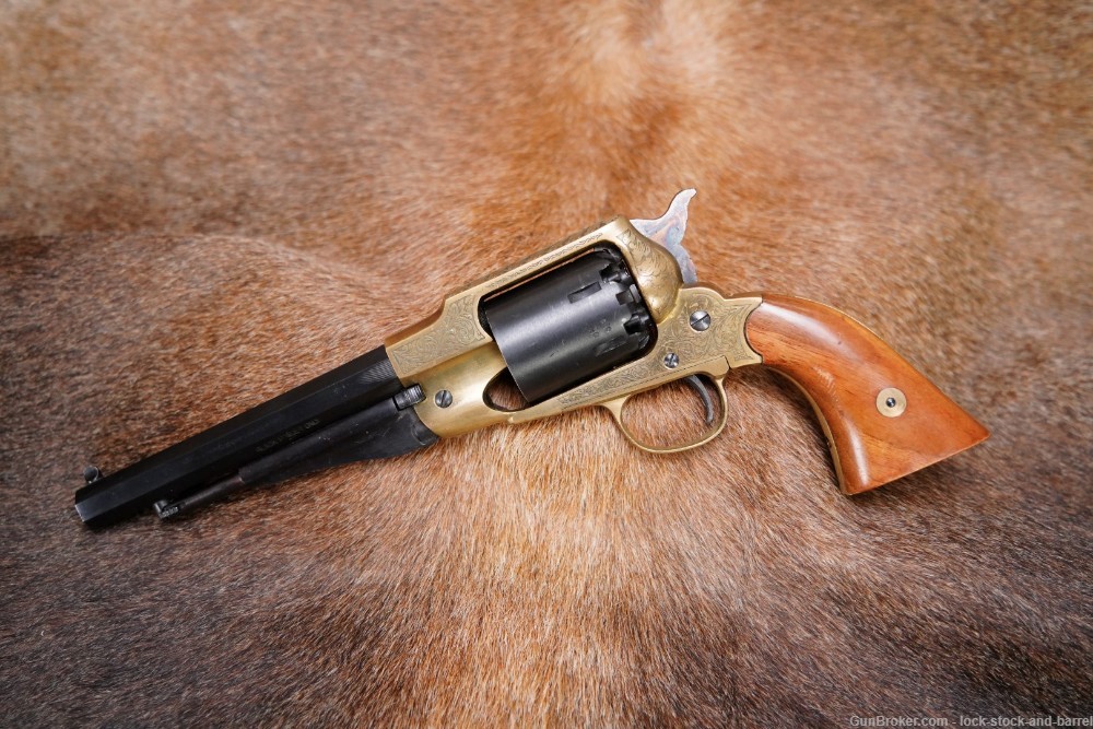 FIE Italian 1858 Remington Navy 6.5” .36 Cal Revolver, Antique-img-3