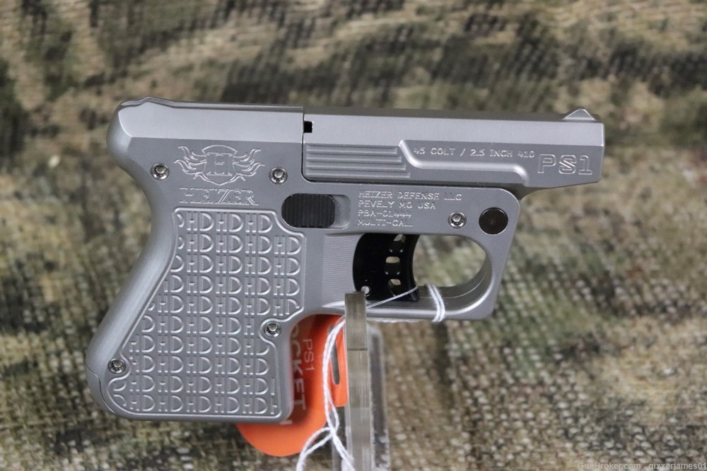 Rare Heizer Defense PS1 45 Colt / 410 ga stainless mint penny start-img-0