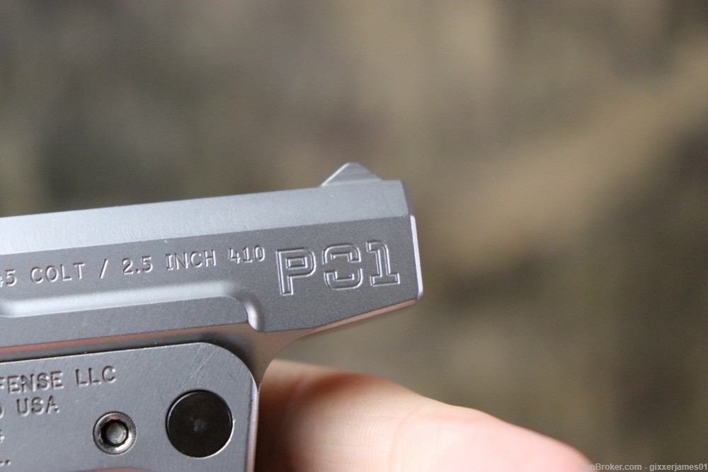 Rare Heizer Defense PS1 45 Colt / 410 ga stainless mint penny start-img-14