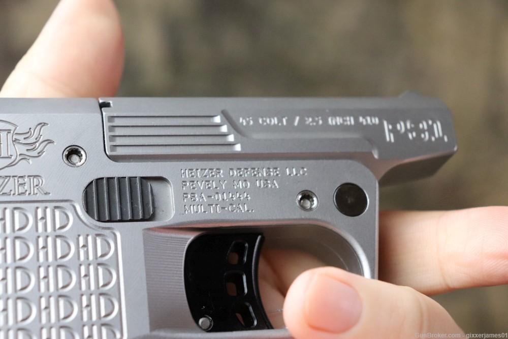 Rare Heizer Defense PS1 45 Colt / 410 ga stainless mint penny start-img-12