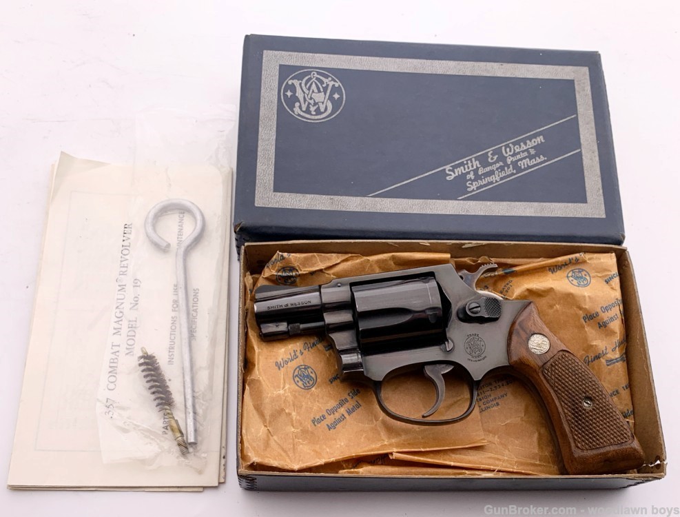 S&W 2" BLUE MODEL 36 CHIEFS SPECIAL SQUARE BUTT ORIGINAL BOX PAPERS & TOOLS-img-0