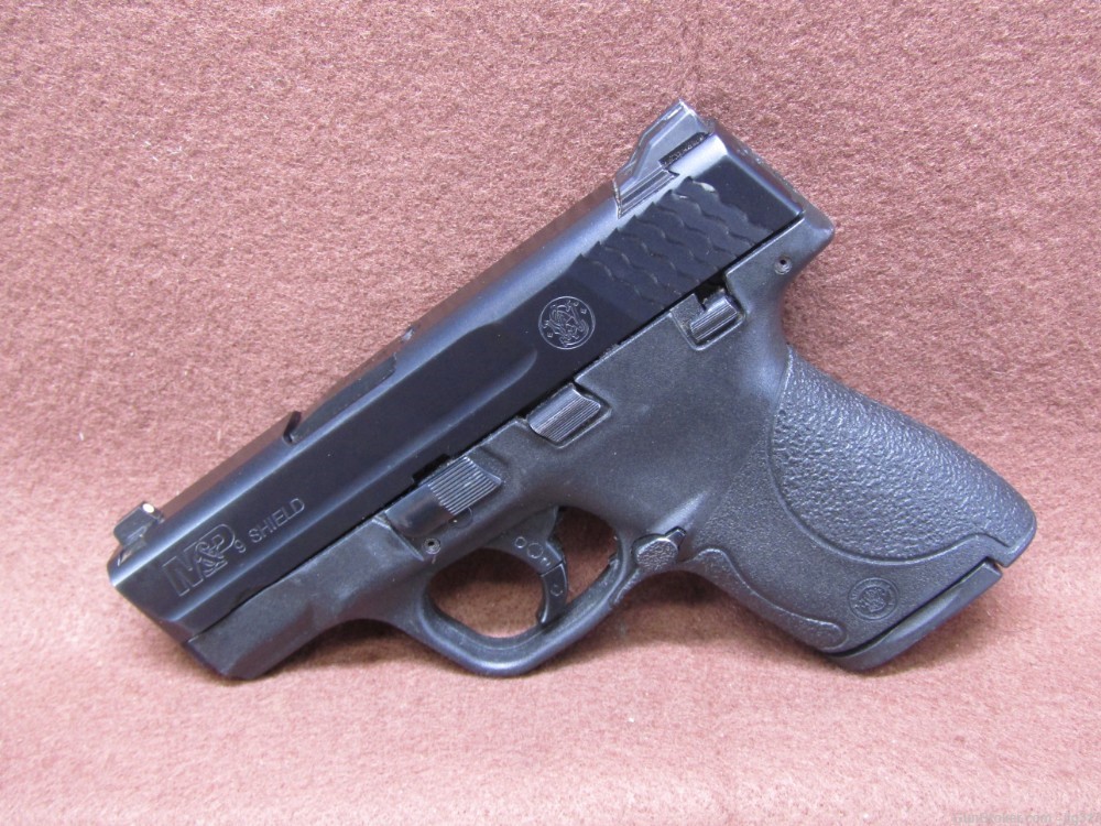 Smith & Wesson M&P 9 Shield 9 mm Semi Auto Pistol Thumb Safety 7 RD Mag-img-7