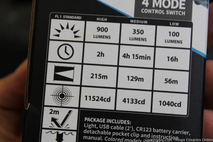 NIghtstick USB-558XL 900 Lumen Tactical Flashlight Item P-555-img-7