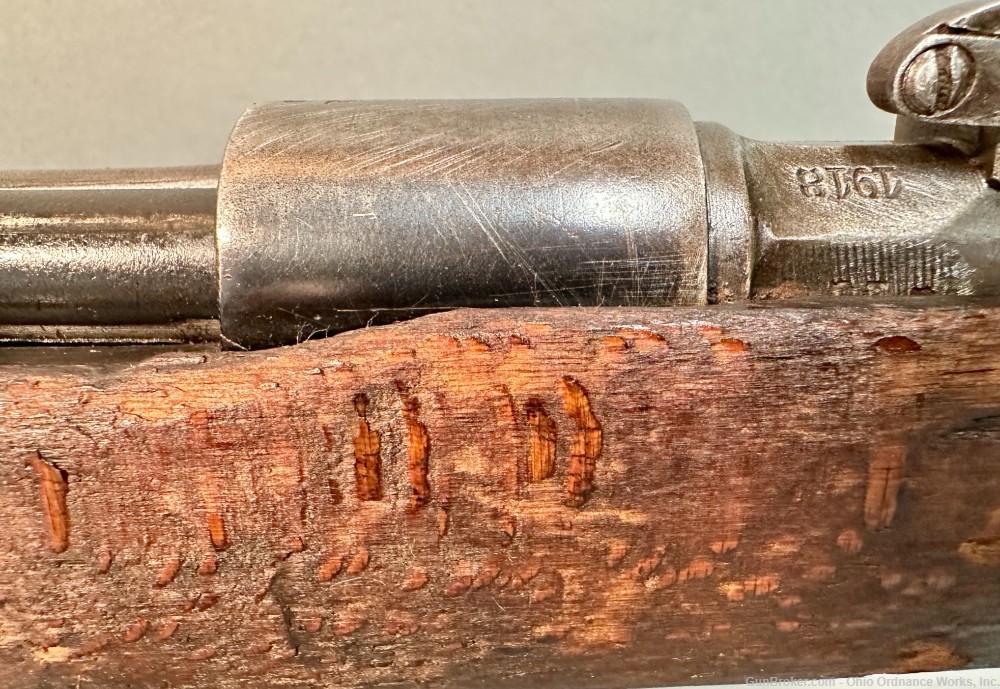 1918 dated Brescia Model 91 Folding Bayonet Carbine-img-34