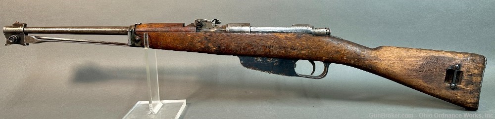 1918 dated Brescia Model 91 Folding Bayonet Carbine-img-1