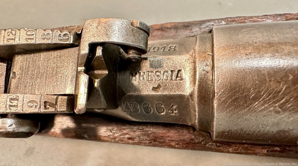1918 dated Brescia Model 91 Folding Bayonet Carbine-img-56
