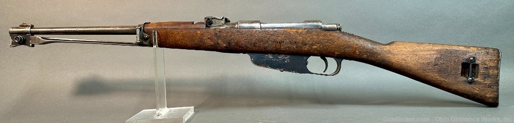 1918 dated Brescia Model 91 Folding Bayonet Carbine-img-0