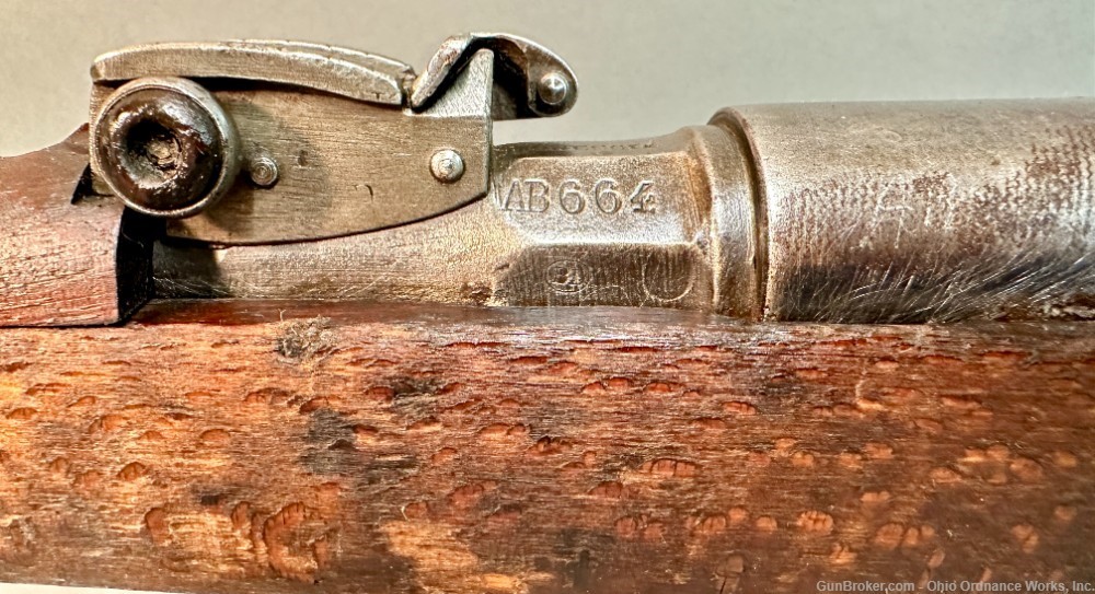 1918 dated Brescia Model 91 Folding Bayonet Carbine-img-11