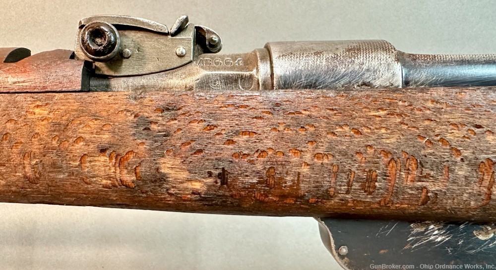 1918 dated Brescia Model 91 Folding Bayonet Carbine-img-10