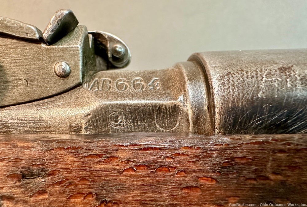 1918 dated Brescia Model 91 Folding Bayonet Carbine-img-12