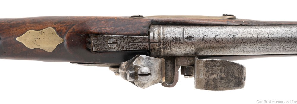 American Restock 1740 Potsdam flintlock musket .81 caliber Rev War (AL9706)-img-4