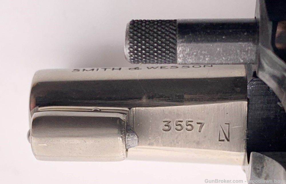 S&W 2" BLUE/NICKEL PINTO 22/32 KIT GUN PRE-34 ROSEWOOD GRIPS FACTORY LETTER-img-19