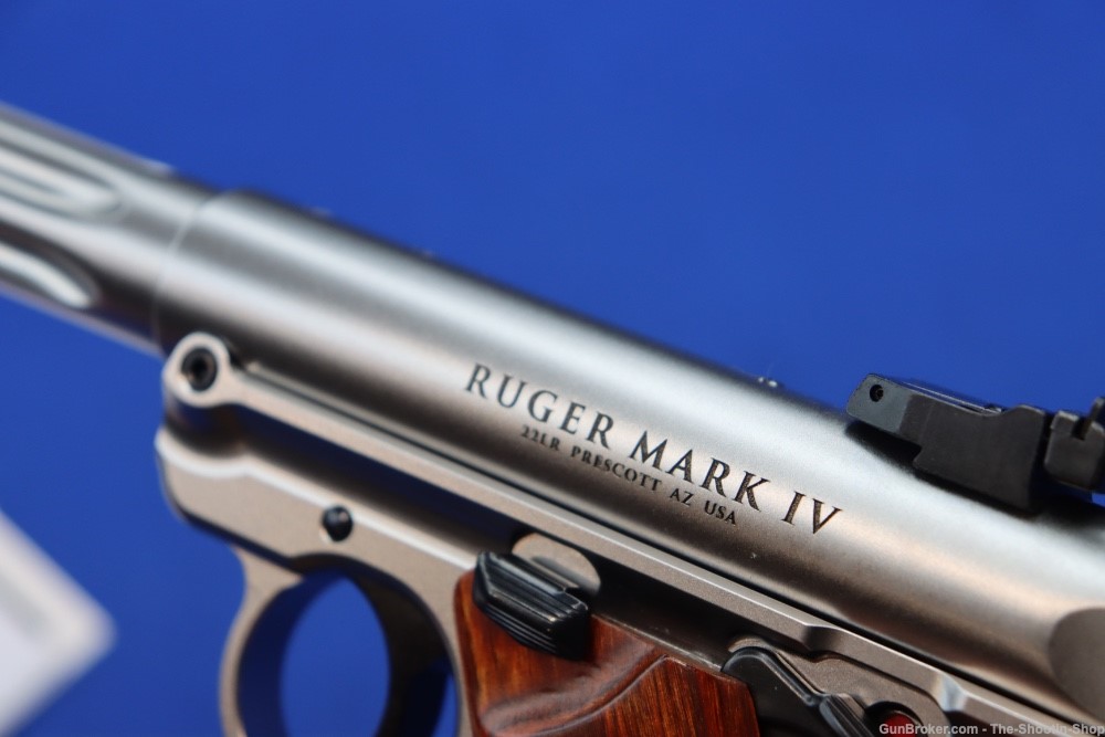Ruger Model MARK IV HUNTER Pistol 22LR Stainless Fluted 40118 MKIV MK4 SS-img-20