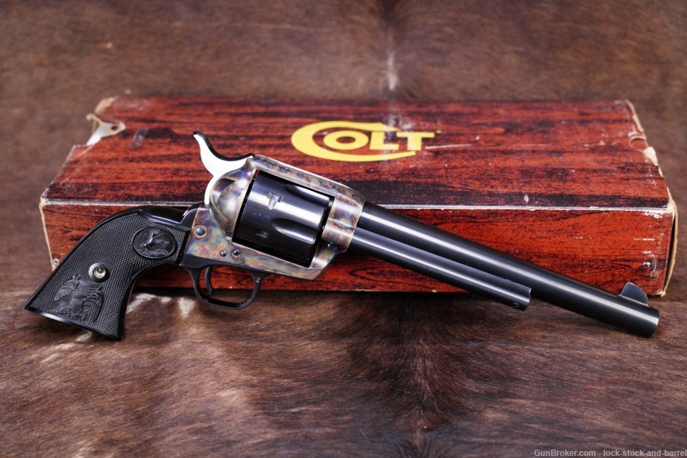 Colt Single Action Army SAA 3rd Gen P1770 44 Spl 7.5" DA/SA Revolver 1980 -img-2