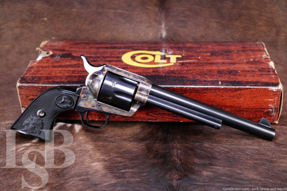 Colt Single Action Army SAA 3rd Gen P1770 44 Spl 7.5" DA/SA Revolver 1980 -img-0