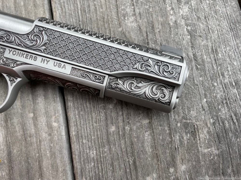 Kimber 1911 custom engraved set of two 45 acp-img-33