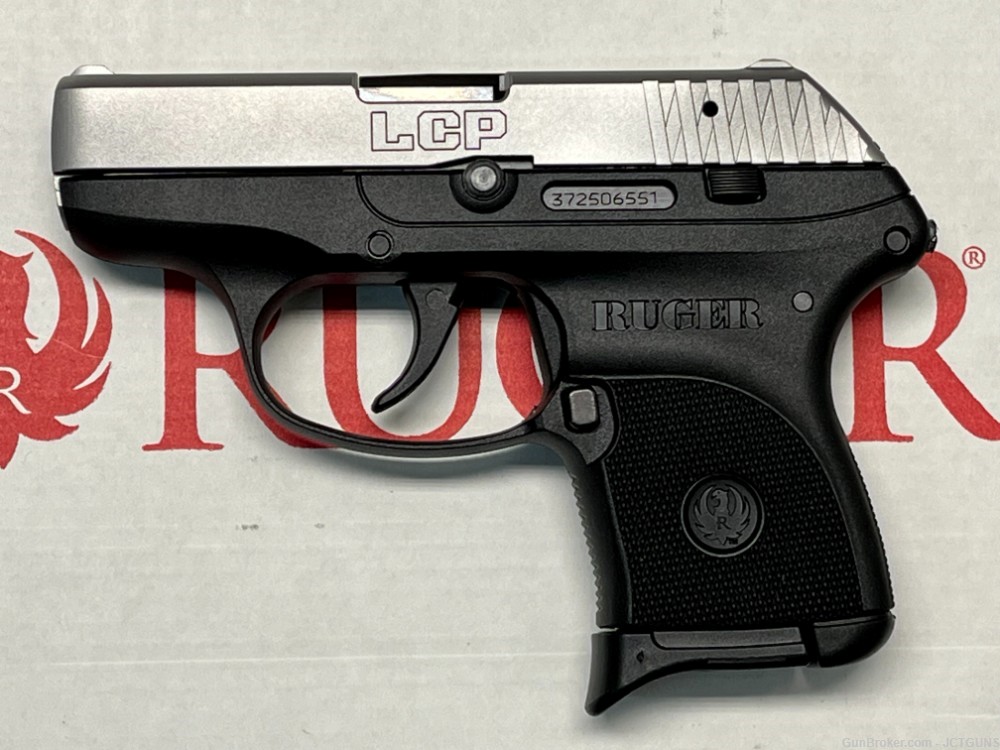 Ruger LCP .380 ACP Pistol Two Tone, NO CC FEES -img-1