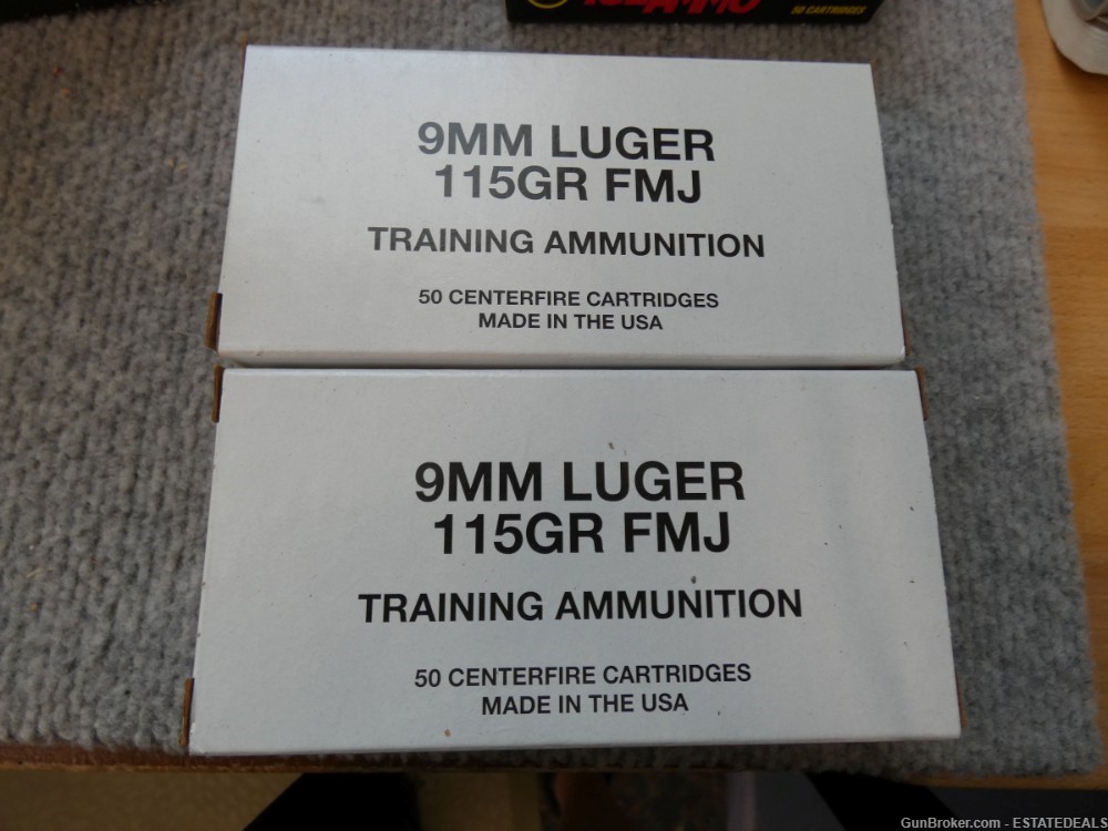 100 Rounds Federal 9MM Ammo 115Gr-img-0