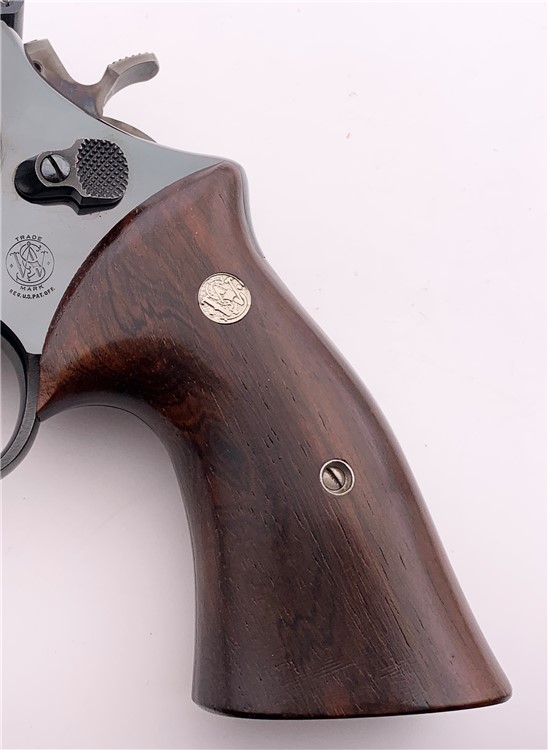 S&W 4" BLUE 1950 TGT PRE-MOD 24 HANK WILLIAMS JR LETTER ROSEWOOD GOLD BOX-img-13