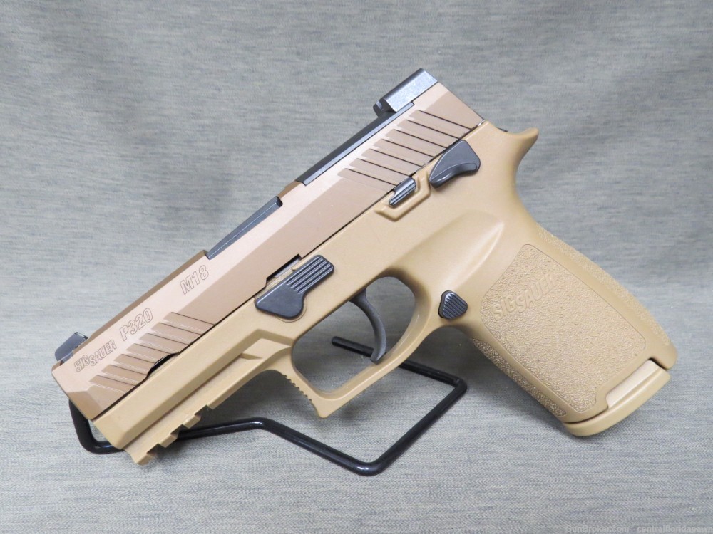 Sig P320 M18 9mm Pistol 320CA-9-M18-MS Coyote Tan FDE 3.9" 21+1-img-1