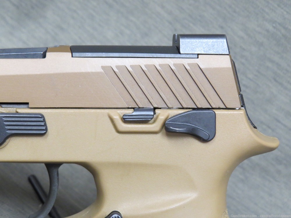 Sig P320 M18 9mm Pistol 320CA-9-M18-MS Coyote Tan FDE 3.9" 21+1-img-3