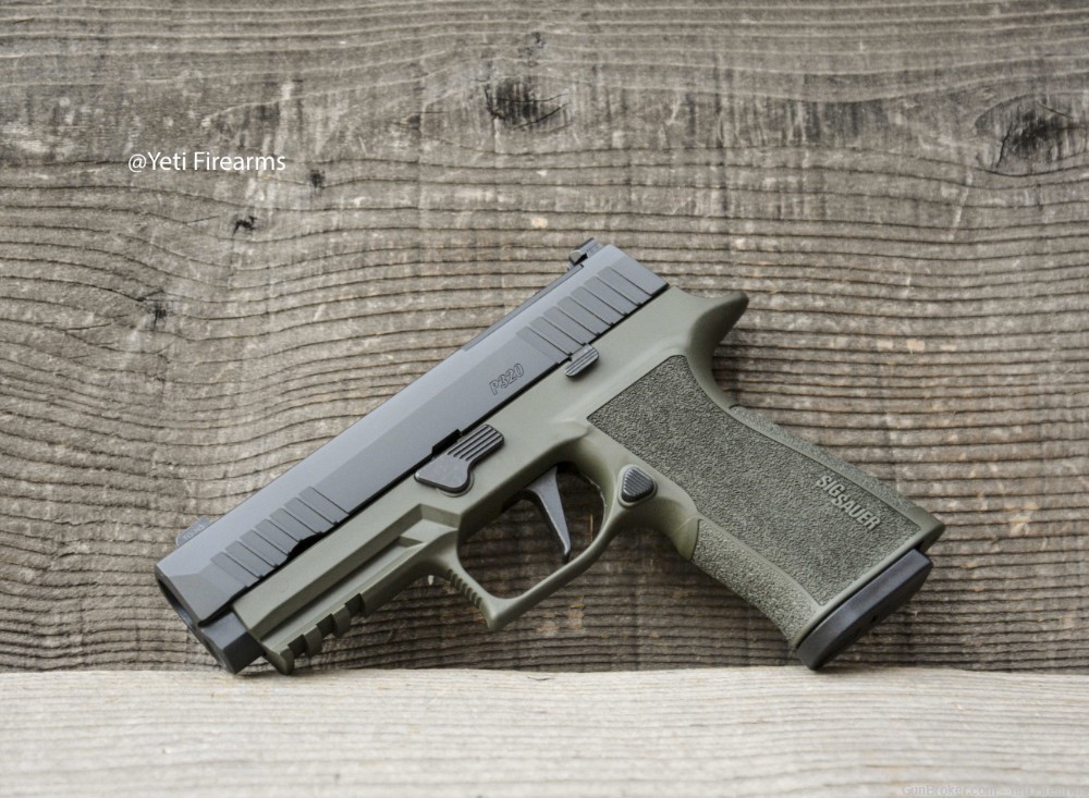 Sig Sauer P320 XTEN 10mm Compact Compensated Olive Drab Cerakote OD-img-7