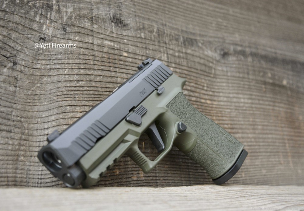 Sig Sauer P320 XTEN 10mm Compact Compensated Olive Drab Cerakote OD-img-5