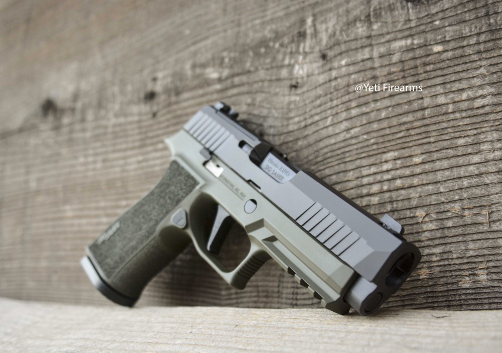 Sig Sauer P320 XTEN 10mm Compact Compensated Olive Drab Cerakote OD-img-4