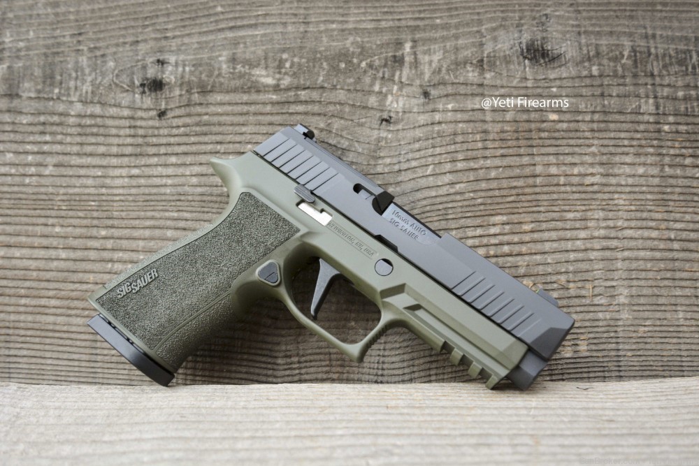 Sig Sauer P320 XTEN 10mm Compact Compensated Olive Drab Cerakote OD-img-6