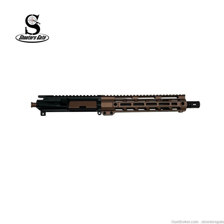 Bronze 10.5" AR-15 300 Blackout Pistol Upper,1:8 Twist,NO BCG,FREE SHIPPING-img-0